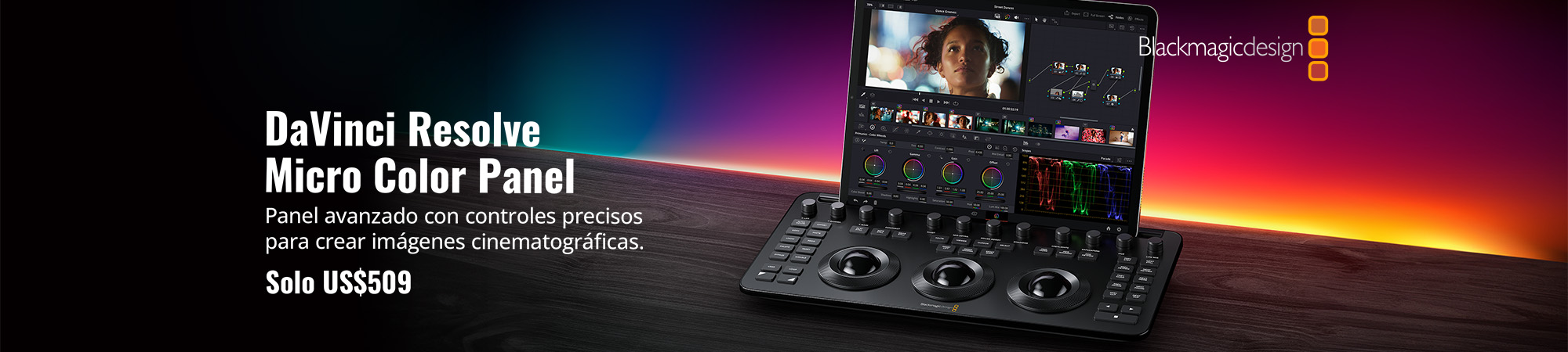 Blackmagic DaVinci Resolve Micro Color Panel_Slider