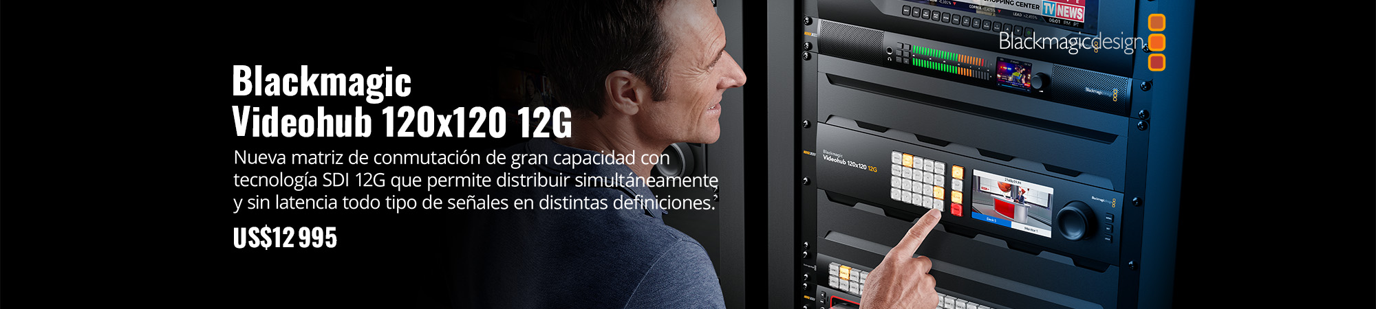 Blackmagic Videohub 120x120 12G_Slider